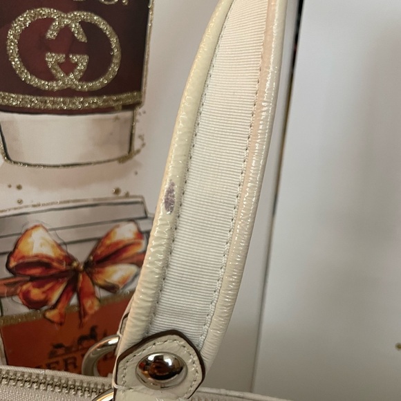 Like New Coach Poppy Metallica Glam Tote - Picture 8 of 8